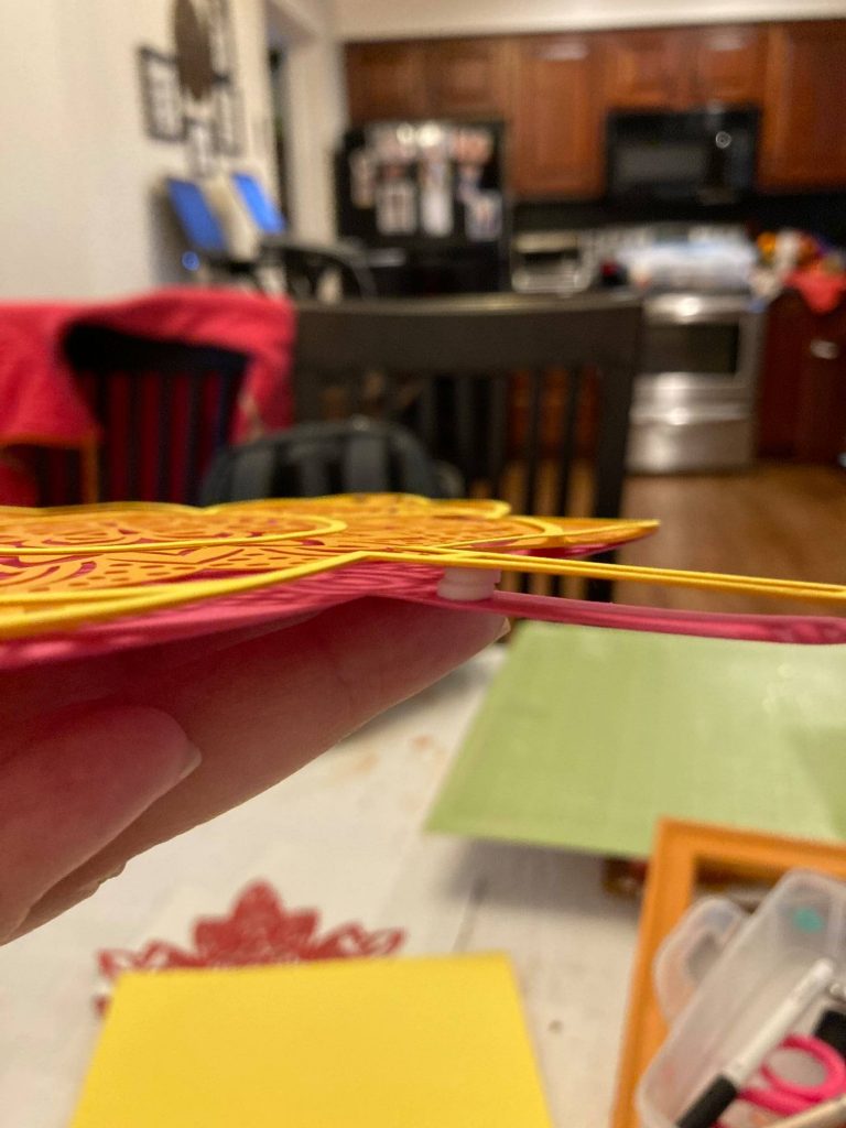 3D Paper Mandala - assembly