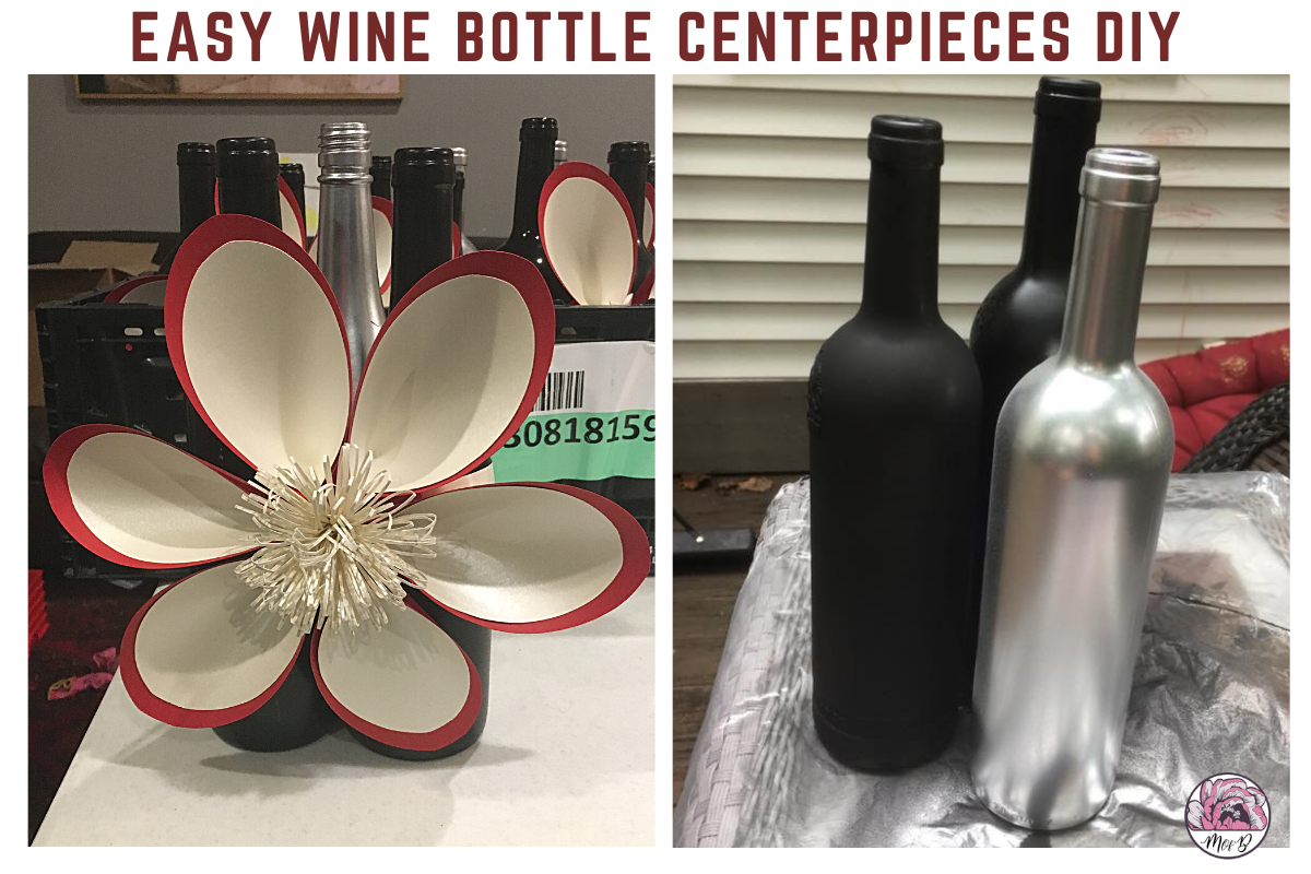 Fun Wine Bottle Centerpieces Project
